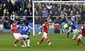 Everton 3 V Arsenal 0 : Goodison Park : 06-04-2014 Prints: Everton's Romelu Lukaku Scores Brace: Everton Crushes Arsenal 3-0 in Premier League (06-04-2014)