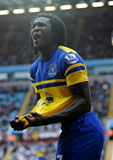 Aston Villa 0 V Everton 2 : Villa Park : 26-10-2013 Prints: Everton's Romelu Lukaku Scores Brace: Everton's 2-0 Victory Over Aston Villa (Barclays Premier League)