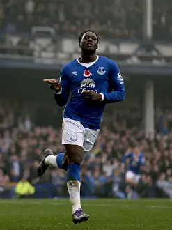 Framed Print : Everton's Romelu Lukaku Scores a Stunning Fourth Goal: Everton 4-0 Sunderland (Barclays Premier League, Goodison Park) Framed Print : Everton's Romelu Lukaku Scores a Stunning Fourth Goal: Everton 4-0 Sunderland (Barclays Premier League, Goodison Park)