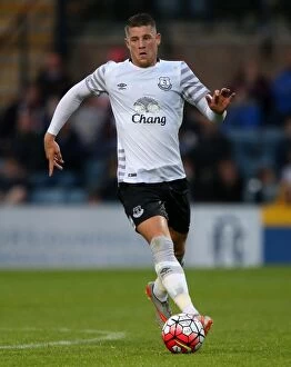 Images Dated 28th July 2015: Everton's Ross Barkley in Action: Pre-Season Friendly at Dundee's Dens Park
