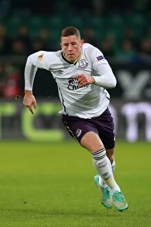 Images Dated 27th November 2014: Everton's Ross Barkley in Action: UEFA Europa League Clash vs. VfL Wolfsburg
