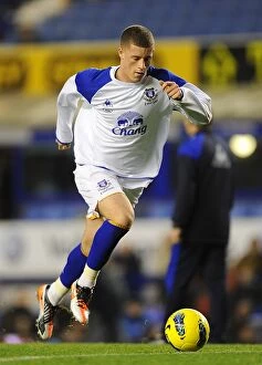 Images Dated 21st December 2011: Everton's Ross Barkley: Pre-Match Focus at Goodison Park (vs Swansea City, Barclays Premier League)
