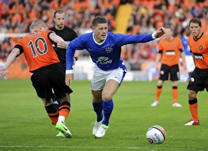 Pre-Season Friendly - Dundee United V Everton - Tannadice Park Prints: Everton's Ross Barkley Shines in Pre-Season Action at Dundee United's Tannadice Park