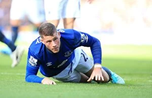 Images Dated 18th October 2014: Everton's Ross Barkley Shines in Premier League Clash Against Aston Villa at Goodison Park