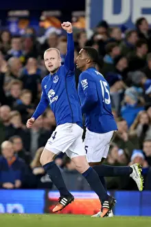 Everton V Queens Park Rangers - Goodison Park Prints: Everton's Steven Naismith Hat-Trick: Triumphing over Queens Park Rangers in the Premier League