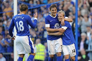 Everton's Steven Naismith Scores Hat-Trick in Pre-Season Victory Over AEK Athens at Goodison Park