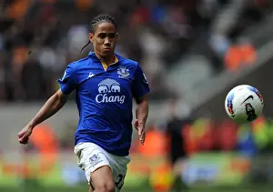 06 May 2012 V Wolverhampton Wanderers, Molineux Stadium Prints: Everton's Steven Pienaar in Action: Premier League Battle at Molineux Stadium (06)