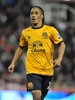 01 May 2012 V Stoke City, Britannia Stadium Prints: Everton's Steven Pienaar in Action: Thrilling Showdown against Stoke City (01 May 2012)