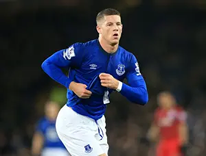 Framed Print : Everton's Thunderbolt: Ross Barkley's Epic Opener Against Queens Park Rangers (Premier League) Framed Print : Everton's Thunderbolt: Ross Barkley's Epic Opener Against Queens Park Rangers (Premier League)