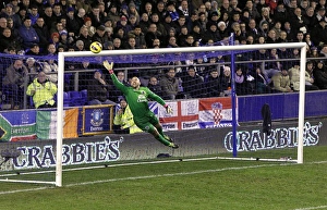 Everton's Tim Howard: A Spectacular Save Secures a 2-1 Victory Over West Bromwich Albion (BPL 2013)