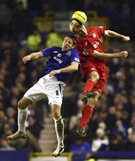 2005 Prints: Everton's Titans Clash: James Beattie vs. Sami Hyypia