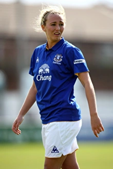 Everton Ladies Prints: Everton's Toni Duggan in Action: Everton Ladies vs