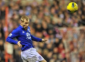 Images Dated 26th December 2011: Everton's Tony Hibbert in Action: Everton vs. Sunderland, Barclays Premier League