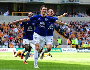09 April 2011 Wolverhampton Wanderers V Everton Prints: Everton's Triumph: Diniyar Bilyaletdinov's Hat-Trick Stunner Against Wolverhampton Wanderers (09 April 2011)