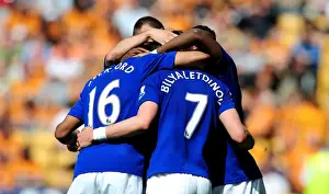 09 April 2011 Wolverhampton Wanderers V Everton Prints: Everton's Triumph: Diniyar Bilyaletdinov's Hat-trick vs
