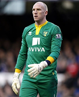 Everton 2 V Norwich City 0 : Goodison Park : 11-01-2014 Prints: Everton's Triumph: John Ruddy and Norwich City at Goodison Park (2-0)