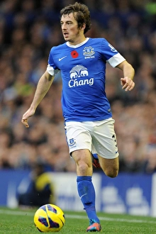Everton 2 V Sunderland 1 : Goodison Park : 10-11-2012 Prints: Everton's Triumph: Leighton Baines in Action vs