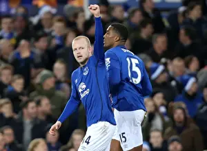 Everton V Queens Park Rangers - Goodison Park Prints: Everton's Triumph: Naismith's Hat-Trick at Goodison Park vs