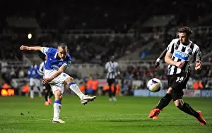 Newcastle United 0 V Everton 3 : St. James' Park : 25-03-2014 Prints: Everton's Triumph: Osman Scores Third in Dominant 3-0 Win Over Newcastle United (25-03-2014)