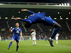 West Bromwich Albion V Everton - The Hawthorns Prints: Everton's Triumph: Romelu Lukaku's Hat-Trick vs