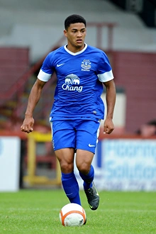 Season 2012-13 Prints: Everton's Tyas Browning in Pre-Season Action Against Partick Thistle at Firhill Stadium