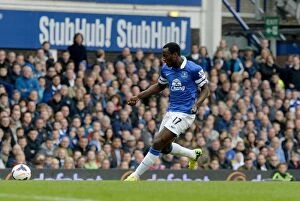 Everton 2 v Manchester United 0 : Goodison Park : 21-04-2014 Collection: Everton's Unforgettable Victory: Romelu Lukaku Shines in 2-0 Win Over Manchester United (April 21)