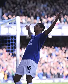 22 May 2011 Everton V Chelsea Prints: Everton's Unforgettable Victory: Jermaine Beckford's Dramatic Last-Minute Goal vs