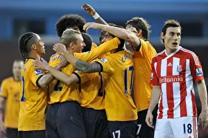 01 May 2012 V Stoke City, Britannia Stadium Prints: Everton's Unintended Victory: Stoke City's Own Goal (01 May 2012)