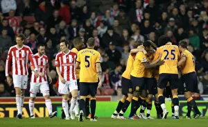 01 May 2012 V Stoke City, Britannia Stadium Prints: Everton's Unintended Victory: The Unforgettable Own Goal by Stoke City (01 May 2012)