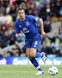 Images Dated 9th December 2010: Everton's Unwavering Defender: A Tribute to Phil Jagielka
