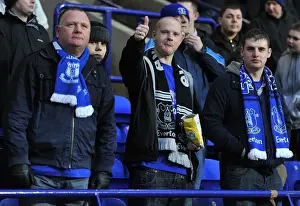 Everton's Unwavering Roar: Passionate Fans at Reebok Stadium