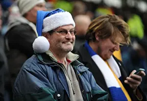 Everton's Unwavering Sea of Blues: A Fanatical Display at The Hawthorns (Everton vs. West Bromwich Albion, Barclays Premier League, 01 January 2012)
