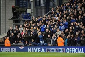 Images Dated 1st January 2012: Everton's Unwavering Sea of Blues: A Passionate Display at The Hawthorns (Everton vs)