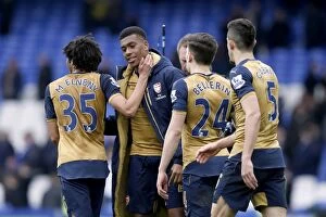 Images Dated 19th March 2016: Everton's Victory: Iwobi's Goal Seals Arsenal's Fate at Goodison Park