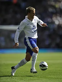 Aston Villa 1 V Everton 3: Villa Park: 25-08-2012 Prints: Everton's Victory: Phil Neville Leads the Toffees to a 3-1 Win Over Aston Villa (25-08-2012)