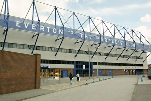 Exterior View of Goodison Park Stadium, Everton - The Peoples Club