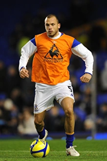 FA Cup - Round 4 - Everton V Fulham - 27 January 2012 Prints: FA Cup: Everton vs Fulham - Fourth Round Showdown at Goodison Park: A Closer Look at Johnny Heitinga's Performance