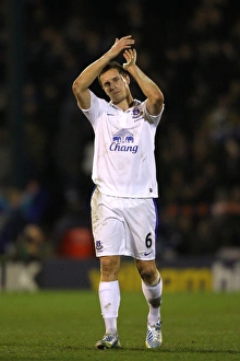 FA Cup Prints: FA Cup Fifth Round: Phil Jagielka's Determined Performance for Everton at Oldham Athletic (16-02-2013)