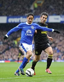 Images Dated 9th March 2013: FA Cup - Quarter Final - Everton v Wigan Athletic - Goodison Park
