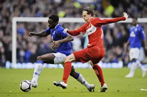 Framed Print : FA Cup Quarterfinal Showdown: Saha vs Huth at Goodison Park - Everton vs Middlesbrough (March 8, 2009) Framed Print : FA Cup Quarterfinal Showdown: Saha vs Huth at Goodison Park - Everton vs Middlesbrough (March 8, 2009)