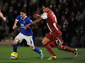 FA Cup : Round 3 : Cheltenham Town 1 V Everton 5 : Whaddon Road : 07-01-2013 Prints: FA Cup - Third Round - Cheltenham Town v Everton - Whaddon Road