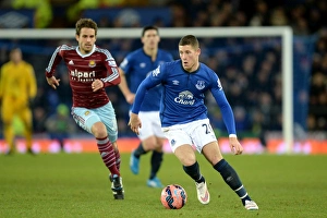FA Cup - Third Round - Everton V West Ham United - Goodison Park Prints: FA Cup Third Round: Everton's Ross Barkley Shines in Epic Performance Against West Ham United at Goodison Park