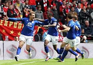 FA Cup - Semi Final - Liverpool v Everton - 14 April 2012 Gallery: FA Cup - Semi Final - Liverpool v Everton - Wembley Stadium