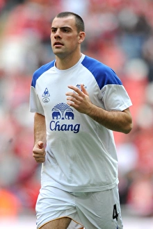 FA Cup - Semi Final - Liverpool V Everton - 14 April 2012 Prints: FA Cup Semi-Final Showdown: Darron Gibson of Everton at Wembley Stadium Against Liverpool