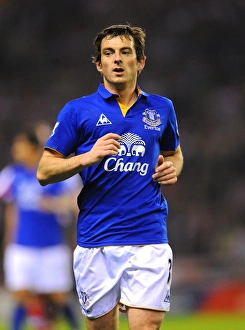 FA Cup - Round 6 Replay - Sunderland V Everton - 27 March 2012 Prints: FA Cup Sixth Round Replay: Leighton Baines at Sunderland's Stadium of Light (27 March 2012)