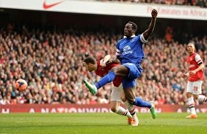 Images Dated 8th March 2014: FA Cup Sixth Round Showdown: Lukaku vs. Vermaelen - Battle for Supremacy