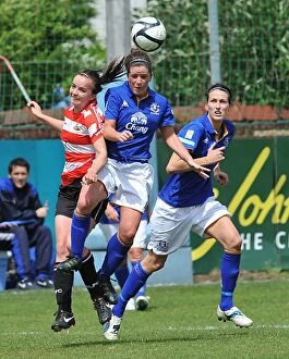 Images Dated 13th May 2012: FA Womens Super League - Everton Ladies v Doncaster Rovers Belles - Arriva Stadium