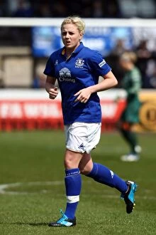 Images Dated 6th May 2012: FA WSL Showdown at Arriva Stadium: Everton Ladies vs. Lincoln Ladies - Alex Greenwood in Action