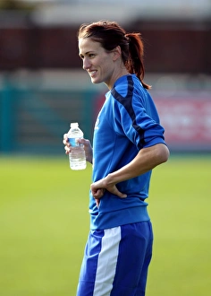 Framed Print : FA WSL Showdown at Arriva Stadium: Jill Scott in Action - Everton Ladies vs. Bristol Academy Women Framed Print : FA WSL Showdown at Arriva Stadium: Jill Scott in Action - Everton Ladies vs. Bristol Academy Women
