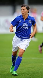 Images Dated 7th August 2011: FA WSL Showdown: Fara Williams in Action for Everton Ladies vs. Lincoln Ladies (7 August 2011)